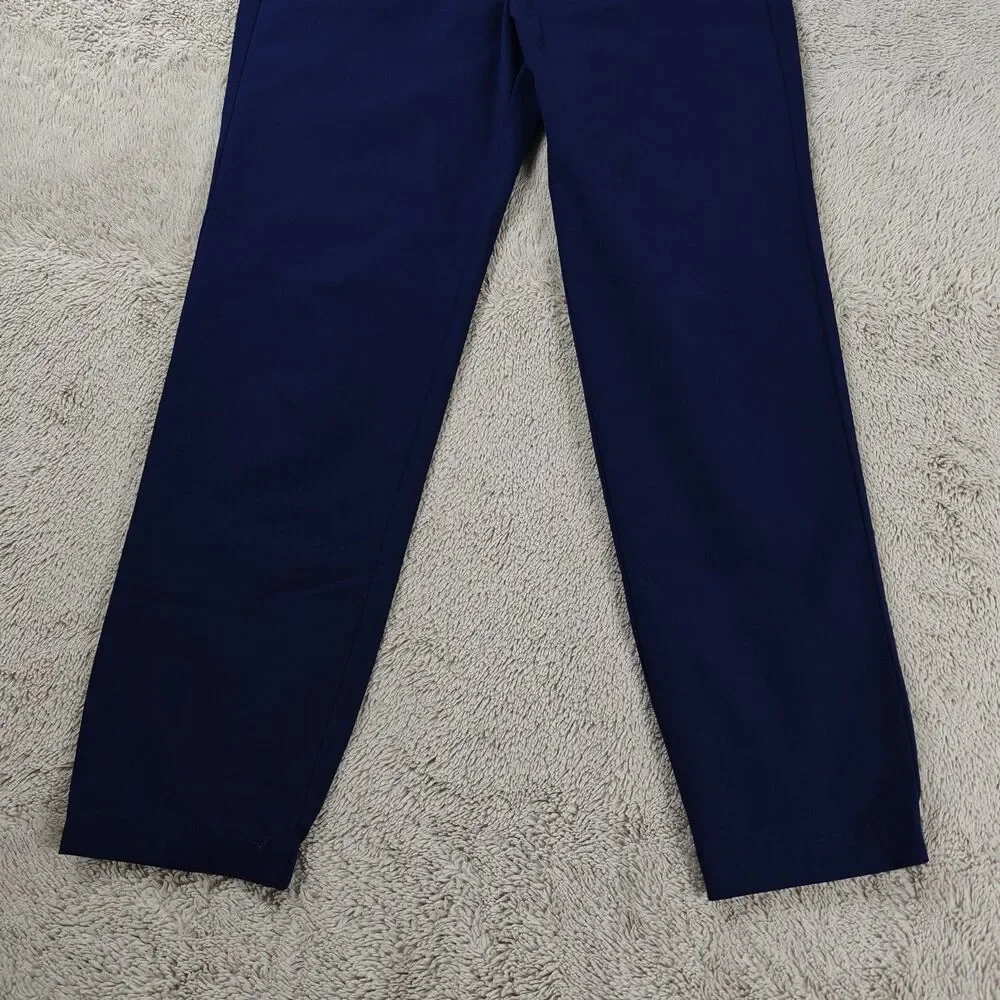 Banana Republic Motion Tech Hybrid Pants Men's 32x29 Navy Blue Stretch Chino